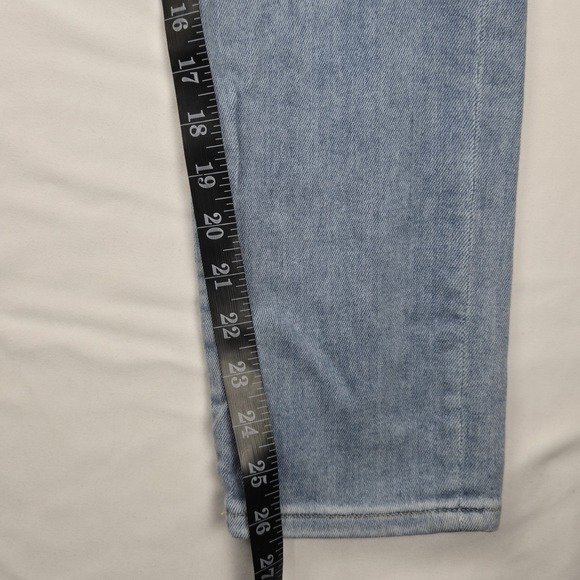 Express Super High Rise Slim Jeans Size 2R Light Wash Modern Classic Denim Jeans - Picture 5 of 7
